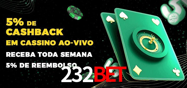 Promoções do cassino ao Vivo 232bet